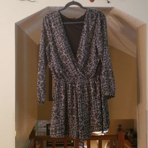 Gently used. Express printed romper.